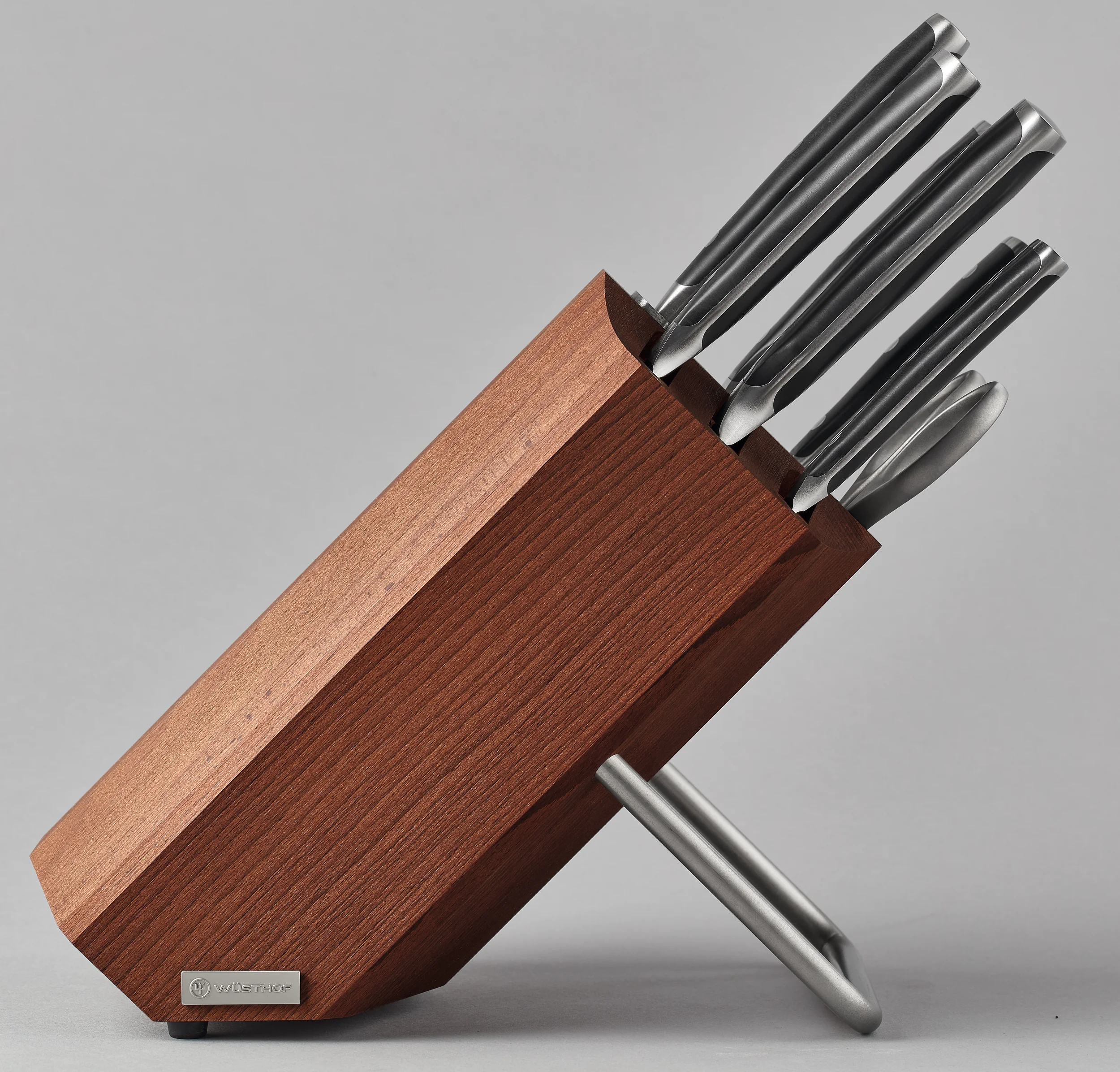 Classic Ikon Crème 9-Piece Knife Block Set - Image 2