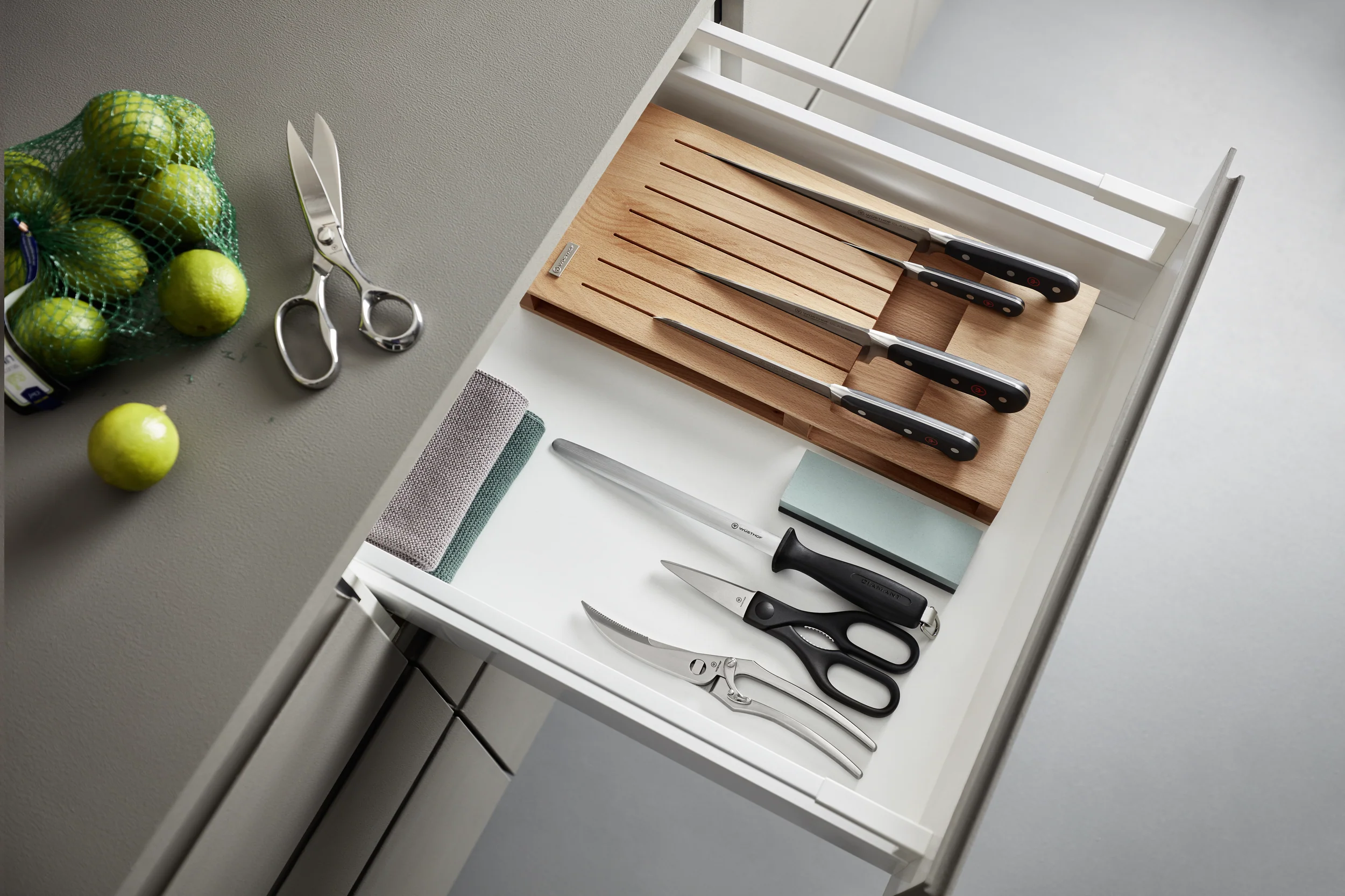 7-slot In-Drawer Knife Organiser | Beech - Image 6